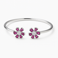 Adjustable 925 Sterling Silver Zirconia Ring for All Occasions