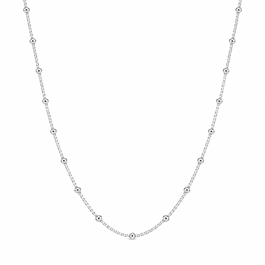 Silver Beaded Chain