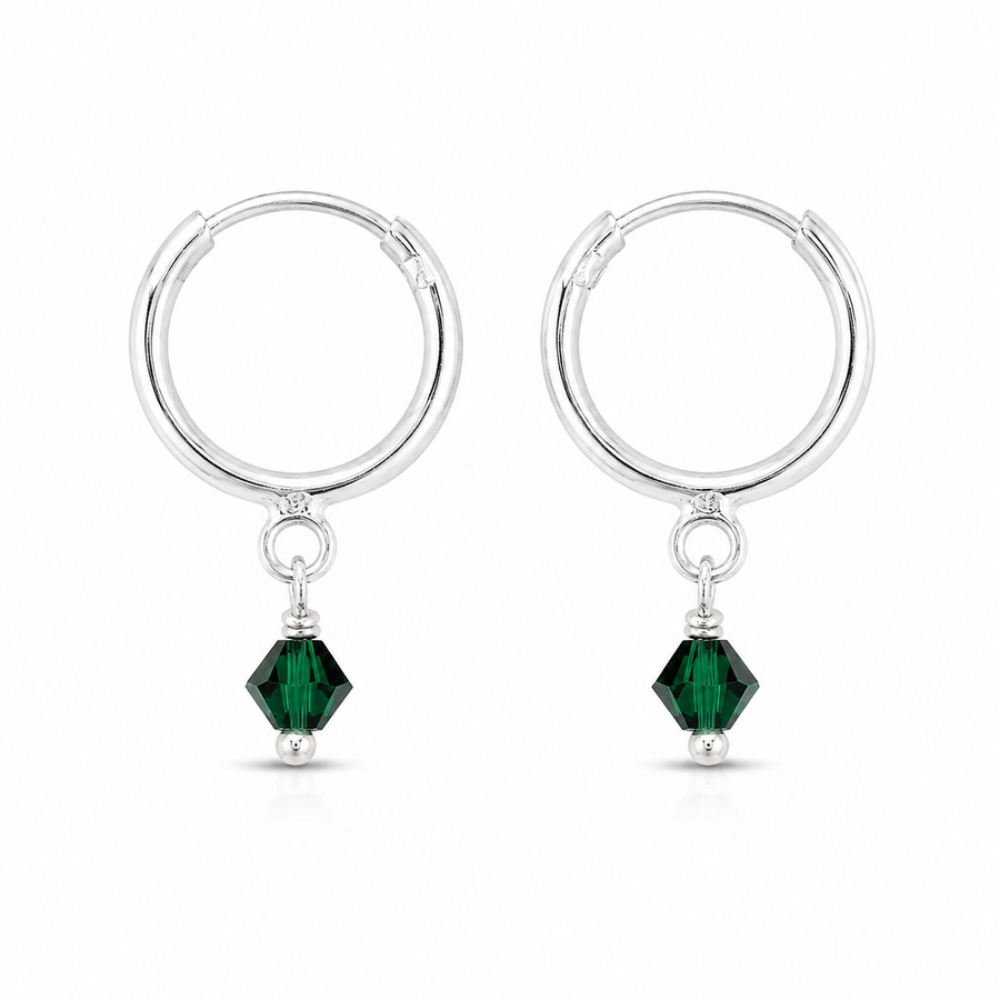 Silver Kids Hoop Earrings | Cute Daily Wear & Party Wear Earrings for Girls