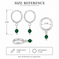 Silver Kids Hoop Earrings | Cute Daily Wear & Party Wear Earrings for Girls