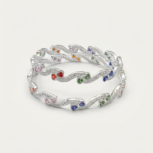 PrismHeart Bangle