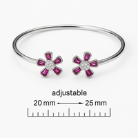 Adjustable 925 Sterling Silver Zirconia Ring for All Occasions