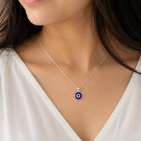 925 Silver Evil Eye Pendant