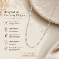 Silver Beaded Chain