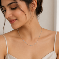 Silver Beaded Chain