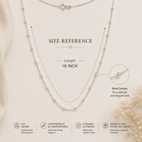 Silver Beaded Chain